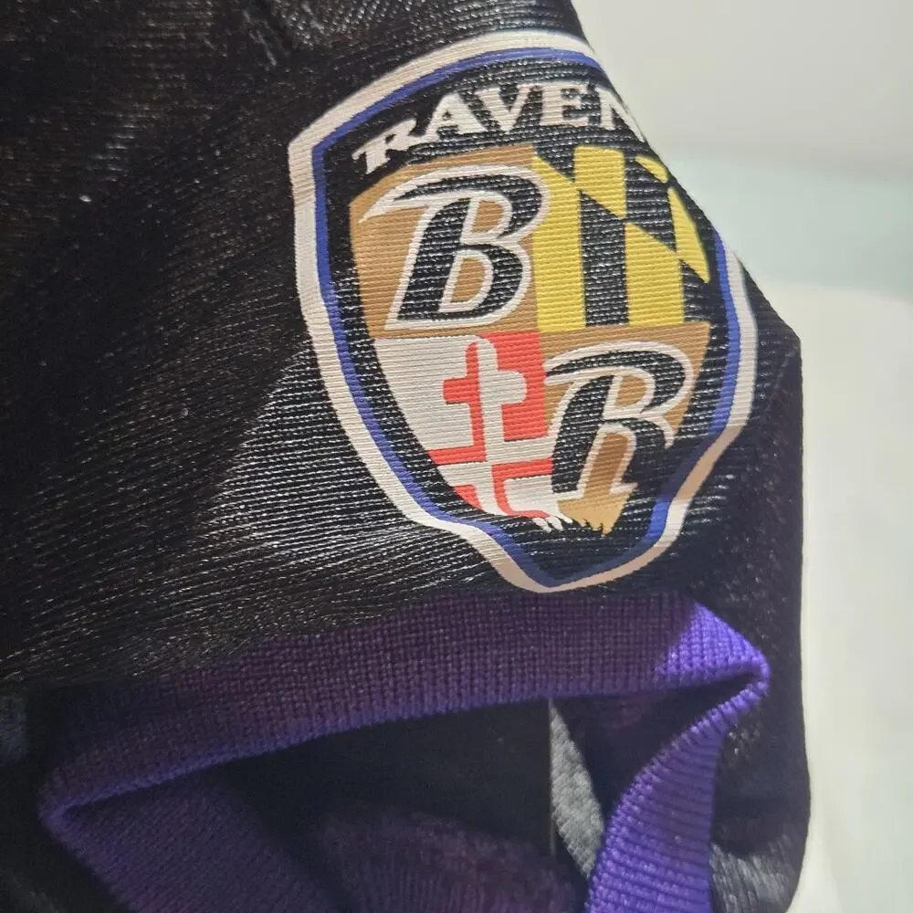 NWT Pets First NFL Baltimore Ravens Black Dog Jersey, Size LARGE up to 40lbs Dog